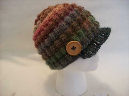 Bobble Brim Beanie