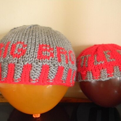 Big/Little Siblings Hat - knitting pattern