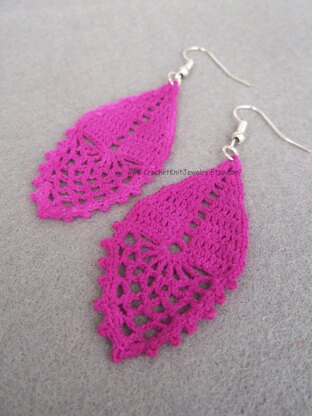 Drop lace earrings