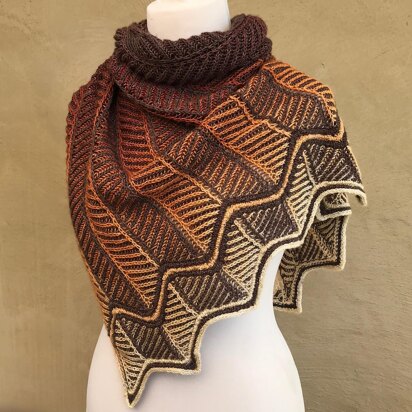 Stratum shawl