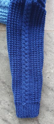 Preston - Child’s cable and rice stitch jumper