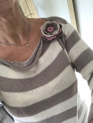 Drapey Stripey Cardi/jumper