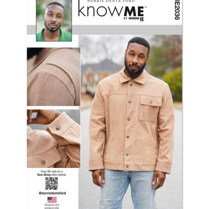 Know Me Men's Jacket ME2036 - Sewing Pattern