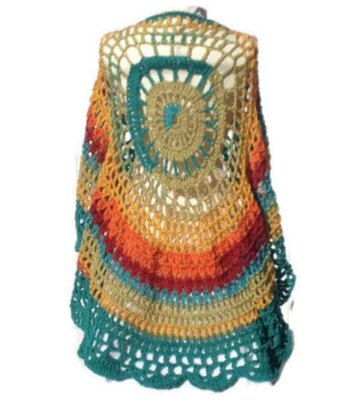 Asymmetric Rainbow Poncho