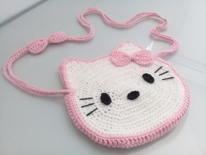 Cute HELLO KITTY  Messenger Bag by SweetSamDesign