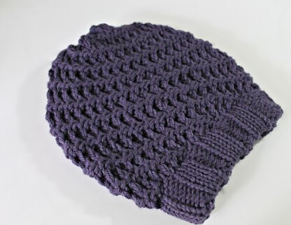 Spiral Slouchy Hat