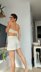 High waist elastic shorts