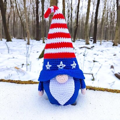 Patriotic gnome USA (boy2)