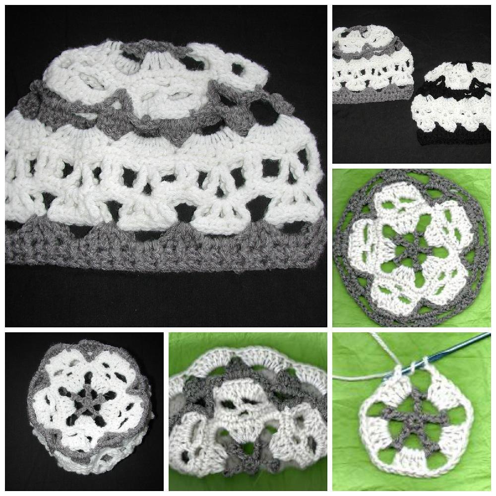 Creepy Skull Mandala Hat Crochet pattern by Spider Mambo