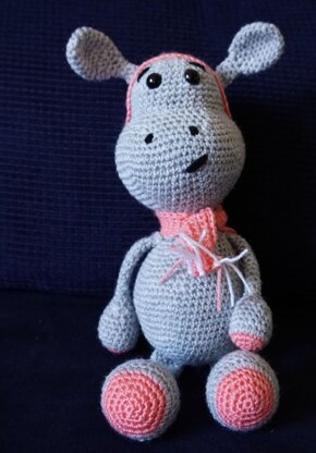 Amigurumi Häkelanleitung Nilpferd Nelli