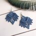 46. Firebird openwork earrings