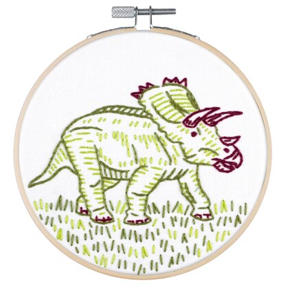 PopLush Dino-mite! Embroidery Kit - 5in