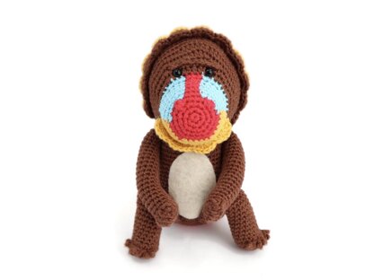 Mongo the Mandrill Amigurumi