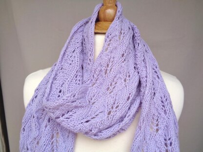 Lilac Petals Scarf