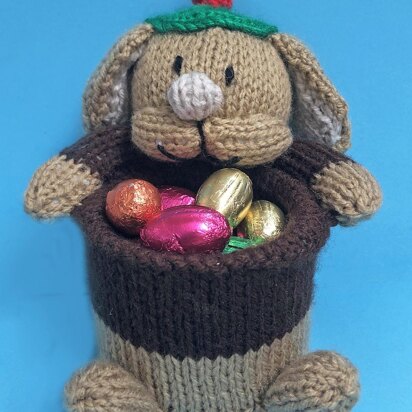 Easter Benjamin Bunny Tin Holder 13 cms