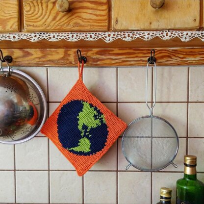 Hot Earth Potholder