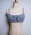 Knitted bralette with bow pdf knitting pattern