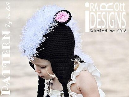 Daisy the Skunk Crochet Hat