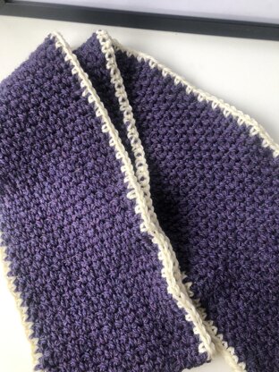 Linen Stitch Crochet Scarf