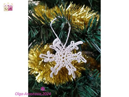 Crochet snowflake 91