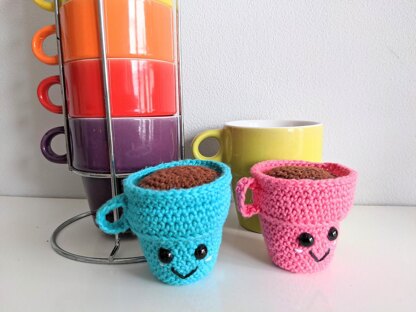 Crochet Espresso Cup Pair