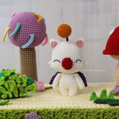 ✨ Moogle Amigurumi Pattern – Final Fantasy Inspired Fanart (PDF Crochet Pattern) ✨