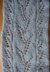 Vine Lace and Leaf panel scarf