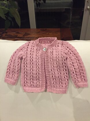 Cheyenne's pink sweater