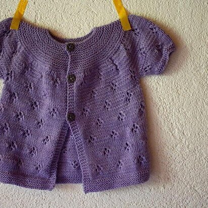 Baby's First Cardigan in Lion Brand Jiffy - 60131AD