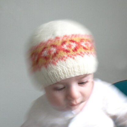 Fair Isle Baby Hat: Squam Edition