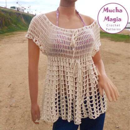 Crochet blouse pattern (English y Español)