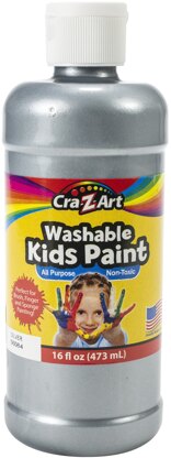 Palmer Washable Metallic Poster Paint 16oz - Silver