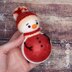 Christmas ball cover Snowman