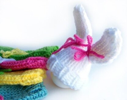 Easter Bunny Egg Cozy, Bunny Egg Hat, Egg Cosy Hat