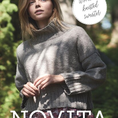 Women's Knitted Sweater in Novita Nordic Wool - 4 - Downloadable PDF