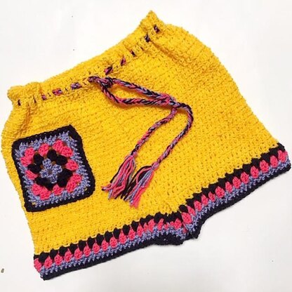 Retro Hippy Shorts