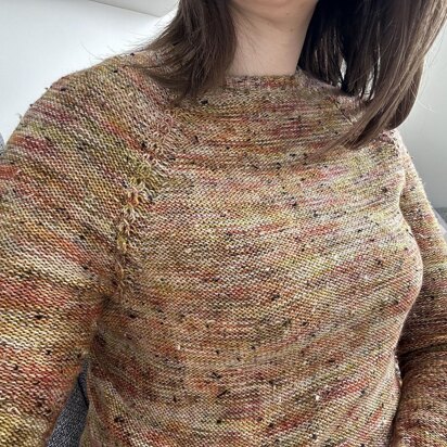 Tweedy sweater - knitting pattern
