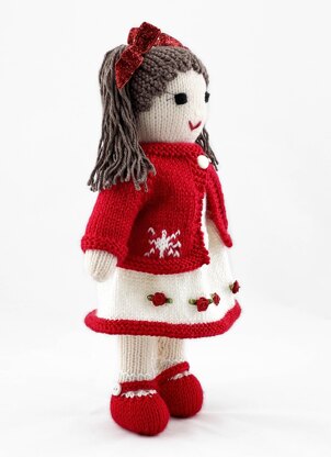 Rosie doll knitting pattern 19123