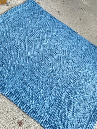 Zig Zag Sampler Blanket