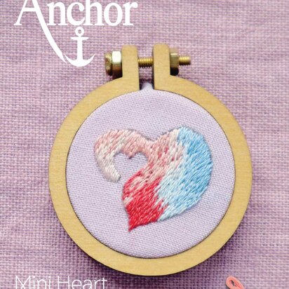 Anchor Mini Heart Design - ANC0003-82 - Downloadable PDF