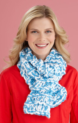 Projects Made Simple Knit Scarf in Lion Brand Hometown USA - L20110