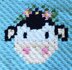 Miss Betsy Cow C2C Graphgan Blanket Square