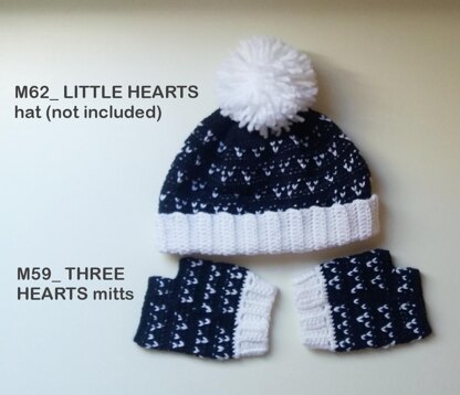 THREE HEARTS mitts_ M59