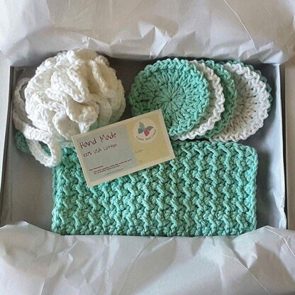 Spa Bath Scrubbies Set