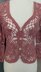 Rosewood Petals Crochet Blouse