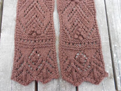 Chocolate Lace Scarf