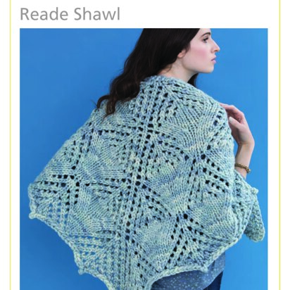 Reade Shawl in Malabrigo Rasta - Downloadable PDF