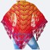 Crochet Pattern Triangle Shawl BioTronik #3 | Textured Crochet Shawl | Modern Geometric Wrap PDF