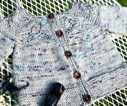 Knitting School Dropout Bean Cardigan PDF