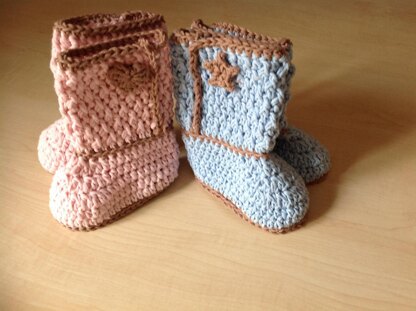 Baby Boot & Hat Set N 281